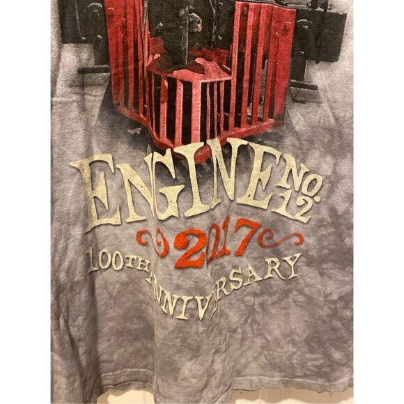 The Mountain Dyed T-shirt Engine No.12 2017 100th Anniversary Tweetsie Railroad - Picture 4 of 8